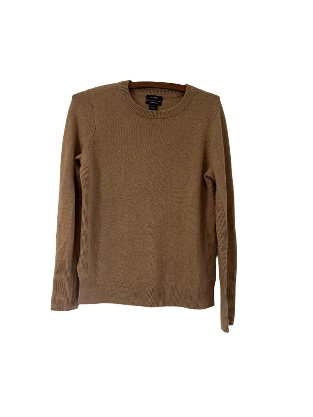 Halogen Womens Tan Cashmere Crewneck Pullover Sweater Size XSmall